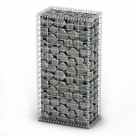 Panier de gabion avec couvercle Fil galvanisé 100 x 50x30 (1/5)