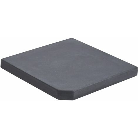 Plaque de poids de parasol Noir Granite Carré 25 kg (1/5)