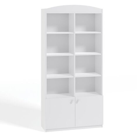 Bibliothèque blanche Drimy 90cm (1/5)