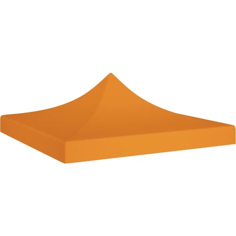 Toit de tente de réception 2x2 m Orange 270 g/m² (1/5)