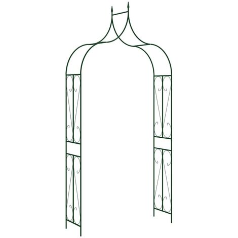 Voûte de jardin Vert foncé 120x38x258 Fer (1/5)