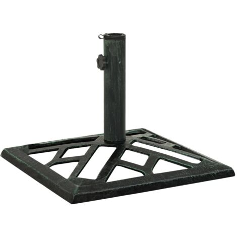 Socle de parasol Vert 44x44x31 Fonte (1/5)