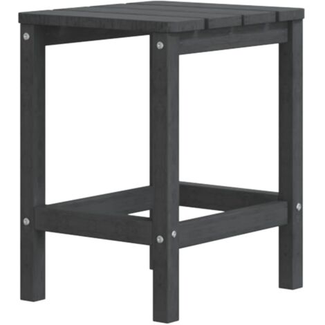 Table de jardin Adirondack Anthracite 38x38x46 PEHD (1/5)