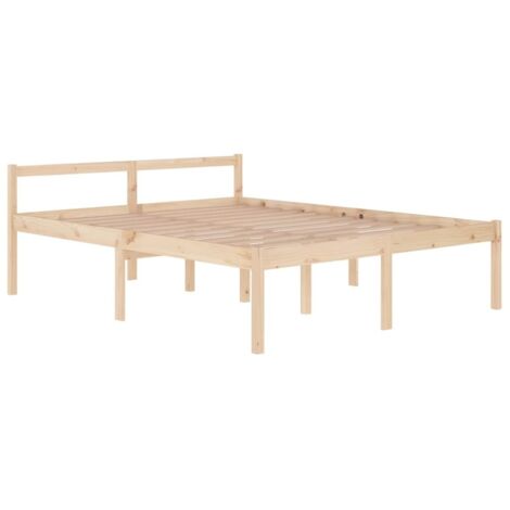Lit Bois de pin massif 160x200 6 (1/5)