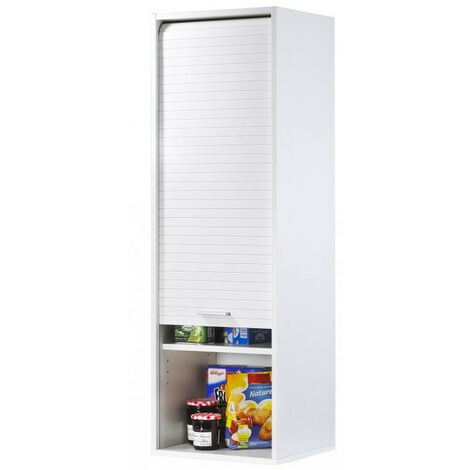 Colonne à rideau de cuisine blanc Couna L 40cm H 124cm Couna