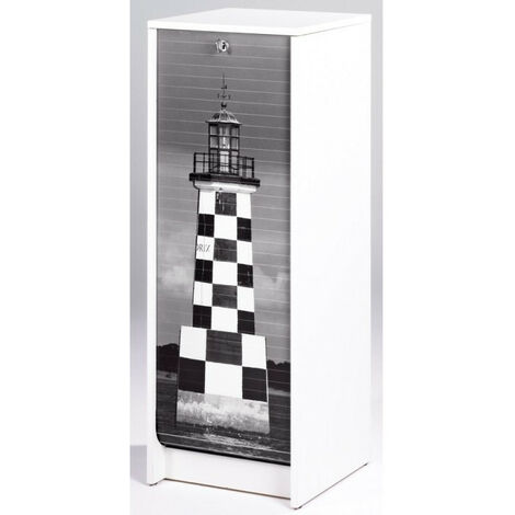 Classeur à rideau blanc imprimé phare Breton Boost (1/3)