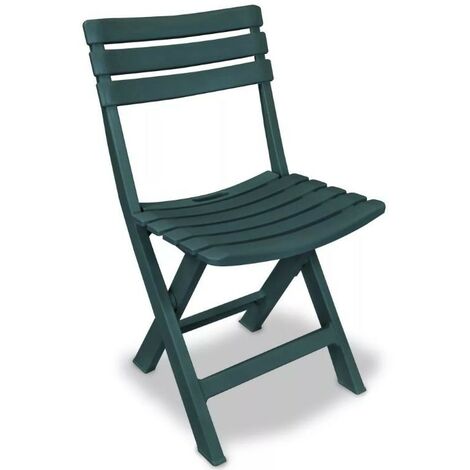 Table Rectangulaire Et 2 Chaises De Jardin Plastique Vert Camille