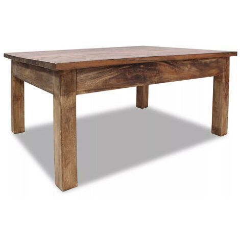 Table basse rectangulaire bois massif recyclé Funny (1/5)