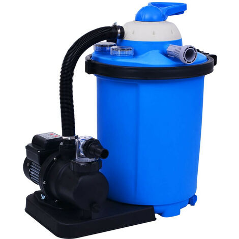 Pompe de filtration à sable avec minuterie 550W 50 Litres (1/5)