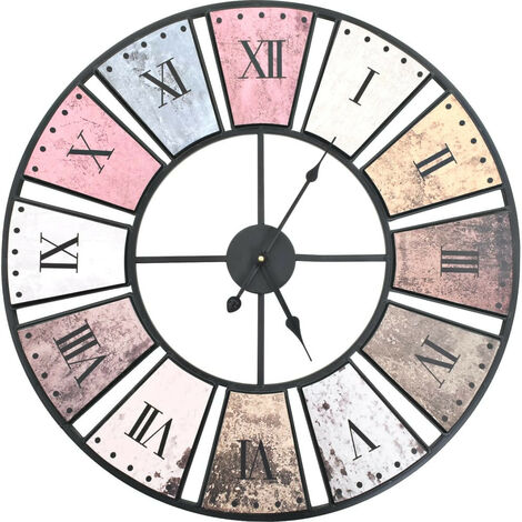 Horloge murale vintage avec mouvement à quartz 60 cm XXL (1/5)