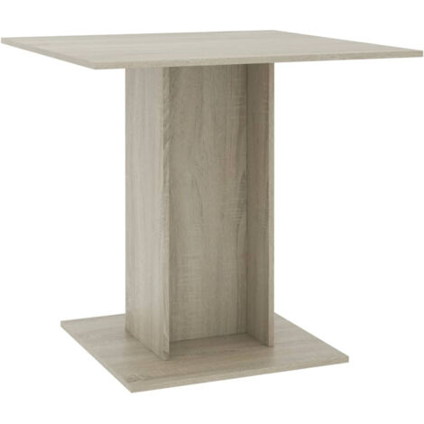 Table de salle à manger Chêne sonoma 80 x 80x75 (1/5)