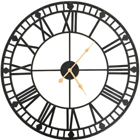 Horloge murale vintage XXL – Ø 60cm (1/5)