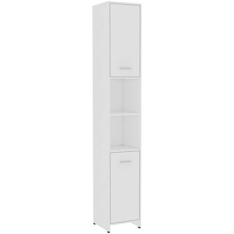 Armoire de salle de bain Blanc 30x30x183,5 2 (1/5)