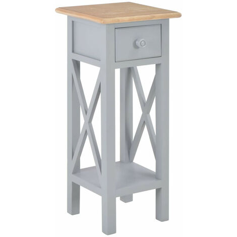 Table d'appoint Gris 27 x 27 x 65,5 cm Bois (1/5)