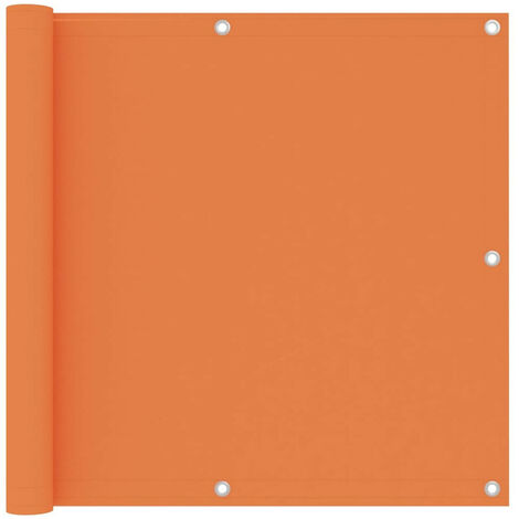 Écran de balcon Orange 90x600 Tissu Oxford (1/5)