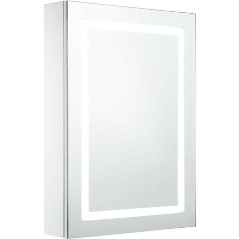 Armoire de salle de bain à miroir LED 50x13x70 (1/5)