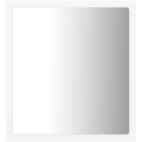 Miroir à LED de salle de bain Blanc 40x8,5x37 (1/5)