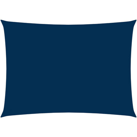 Voile de parasol Tissu Oxford rectangulaire 2x4,5 m Bleu (1/5)