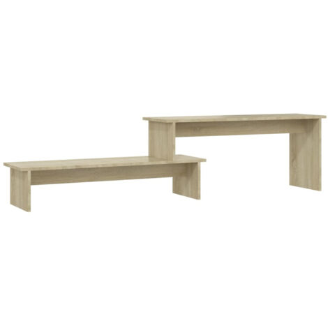 Meuble TV Chêne sonoma 180x30x43 (1/5)