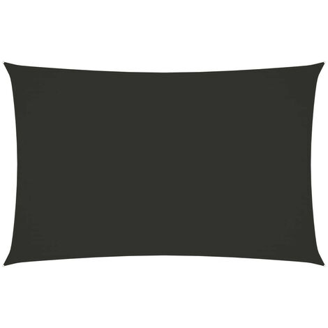 Voile de parasol Tissu Oxford rectangulaire 3,5x5 m Anthracite (1/5)