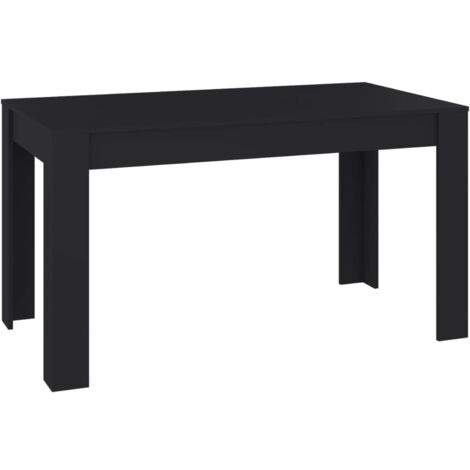 Table de salle à manger Noir 140x74,5x76