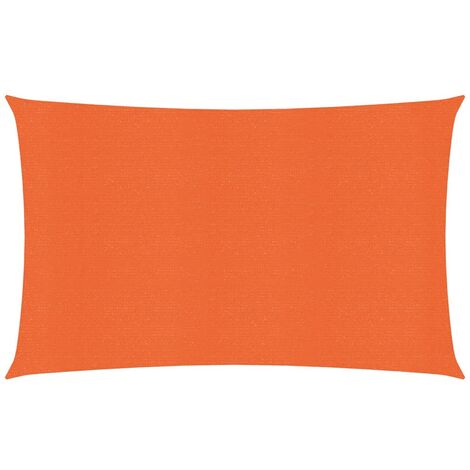 Voile d'ombrage 160 g-m² Orange 2x4 m PEHD (1/5)