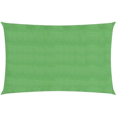 Voile d'ombrage 160 g-m² Vert clair 4x7 m PEHD (1/5)
