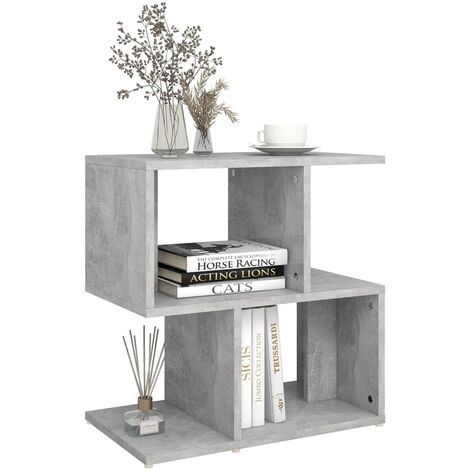 Table de chevet Gris béton 50x30x51,5 (1/5)