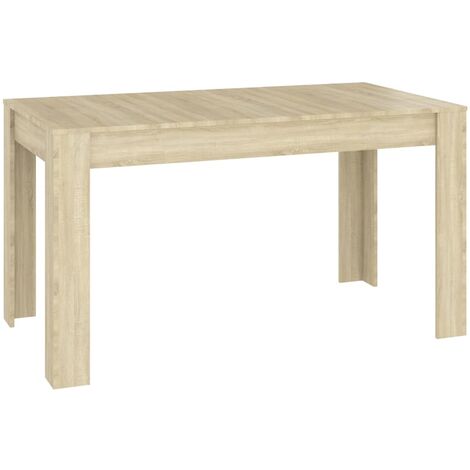 Table de salle à manger Chêne sonoma 140x74,5x76 (1/5)