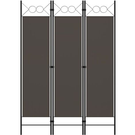 Cloison de séparation 3 panneaux Anthracite 120x180 2 (1/5)