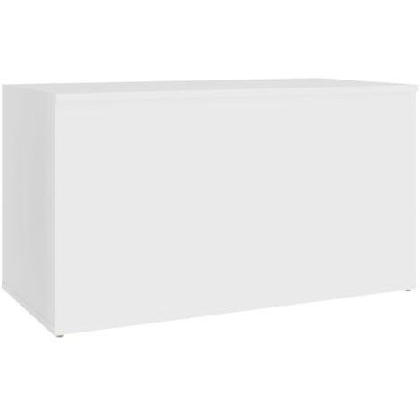 Coffre de rangement Blanc 84x42x46