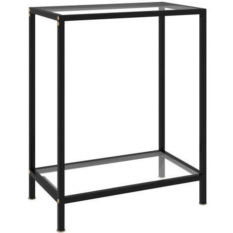 Table console Transparent 60x35x75 Verre trempé (1/5)