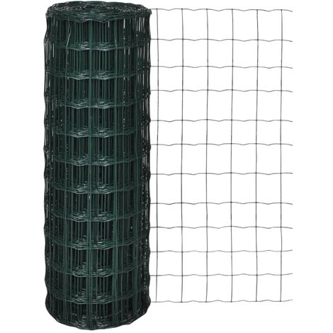 Clôture euro Acier 10 x 0,8 m Vert 3 (1/4)