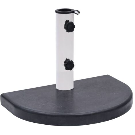 Socle de parasol Noir 40x28x4 cm Granite (1/5)