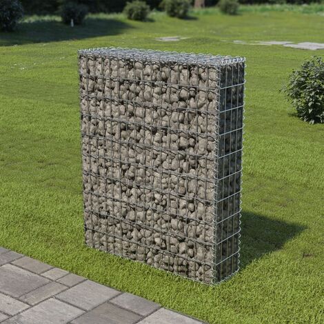 Mur à gabion avec couvercles Acier galvanisé 80x20x100 (1/5)