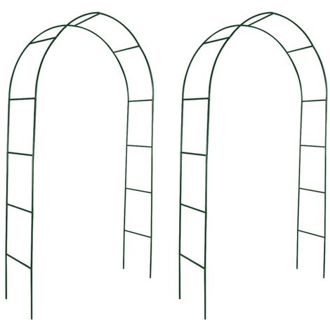 Arche de jardin 2 pcs pour plantes grimpantes (1/5)