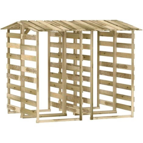 Pergolas avec toits 4 pcs 100x90x200 Bois de pin imprégné (1/5)