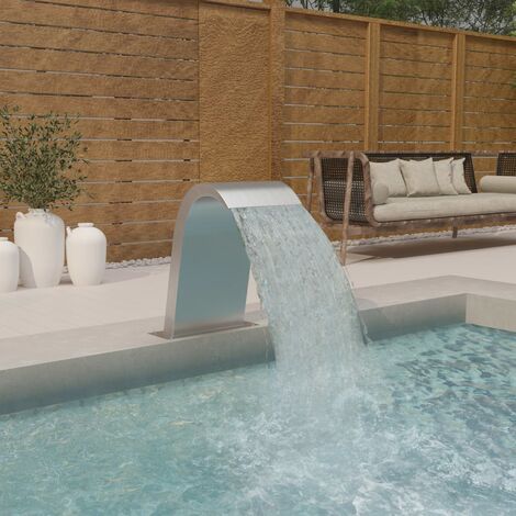 Fontaine de piscine 50x30x60 Acier inoxydable (1/5)