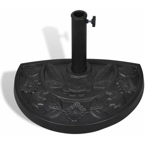 Socle de parasol demi-rond Résine (1/5)