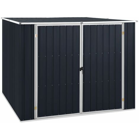 Abri de jardin Anthracite 195x198x159 Acier galvanisé (1/5)