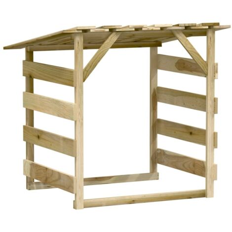 Pergola avec toit 100x90x100 Bois de pin imprégné (1/5)