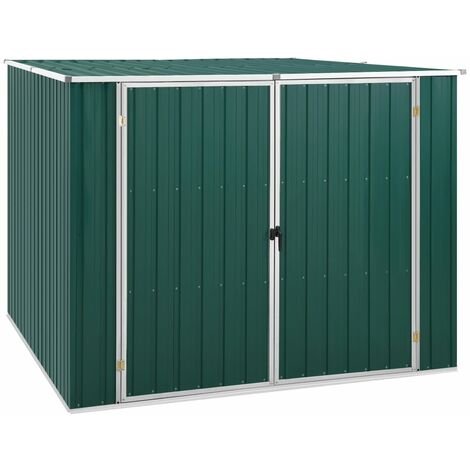 Abri de jardin Vert 195x198x159 Acier galvanisé (1/5)