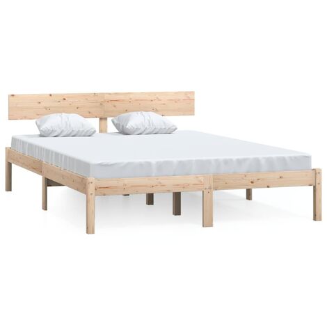 Lit Bois de pin massif 140x200 3 (1/5)