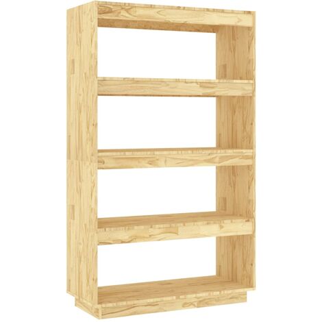 Bibliothèque-Séparateur de pièce 80x35x135 Bois de pin massif (1/5)