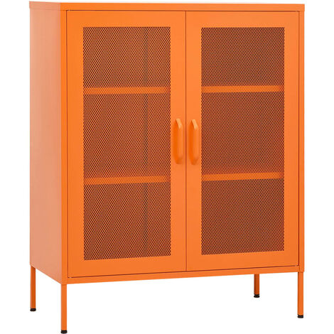 Armoire de rangement Orange 80x35x101,5 Acier 3 (1/5)