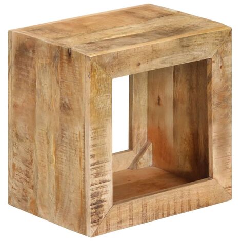 Tabouret 40x30x40 Bois de manguier solide (1/5)