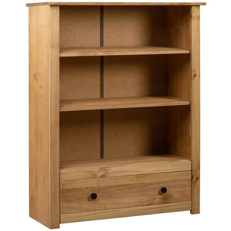 Bibliothèque 80x35x110 Bois de pin massif Assortiment Panama (1/5)