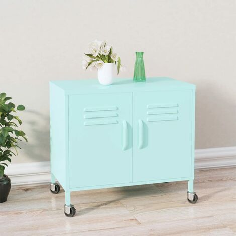 Armoire de rangement Vert menthe 60x35x49 Acier (1/5)