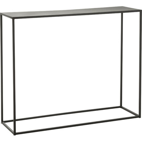 J-Line Console Rectangulaire Metal Noir (1/5)