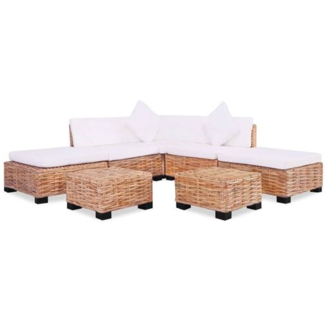 Salon de jardin 18 pieces Rotin naturel Jardila (1/5)